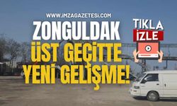 Zonguldak'ta Tartışılan Üst Geçitte Yeni Gelişme!