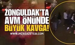 Zonguldak'ta AVM Önünde Büyük Kavga