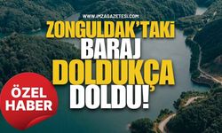 Zonguldak'taki Baraj Doldukça Doldu!