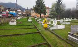 Bartın'da Mezarlıklara Çevre Düzenlemesi!