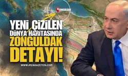 Arabistan'ın Yeni Dünya Haritasında "Zonguldak" Detayı