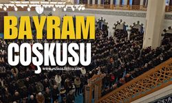 Zonguldak Uzun Mehmet Camii'nde Ramazan Bayramı coşkusu