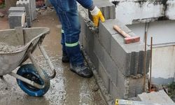 Tehlike Büyümeden Önlendi! Çöken Duvar Yeniden Yapıldı!