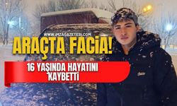 Araçta Faciaya Dönüşen Olay! 16 Yaşındaki Genç Hayatını Kaybetti!