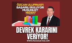 Devrek Kararını Veriyor! Siz Devrek Belediye Başkanı Özcan Ulupınar'ı başarılı buluyor musunuz? Neden?