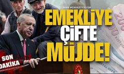 Emekliye Çifte Müjde! Cumhurbaşkanı Erdoğan Duyurdu!
