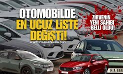 Otomobilde "En Ucuz" Listesi Değişti! Zirvenin Yeni Sahibi Belli Oldu!
