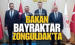 Enerji Bakanı Alparslan Bayraktar Zonguldak’ta