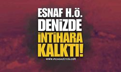 Esnaflık Yapan Vatandaş Denize Girerek Canına Kıymak İstedi