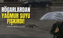 Rögarlardan Yağmur Suyu Fışkırdı!