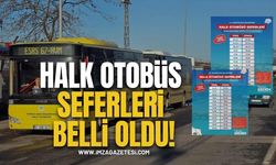Halk Otobüslerinde Yeni Dönem! İşte Sefer Saatleri...