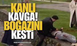 İki Grup Arasında Kanlı Kavga! Boğazını Kesti!