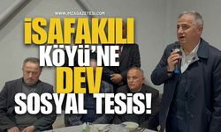 İsafakılı Köyü’ne Dev Sosyal Tesis! Yüzlerce Kişi Açılışta İftarda Buluştu