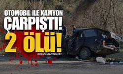 Otomobil ile Kamyon Çarpıştı: 2 Ölü!
