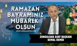 Zonguldak ASKF Başkanı Kemal Demir Ramazan Bayramı Mesajı