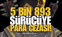 Komşuda 5 Bin 893 Sürücüye Para Cezası!