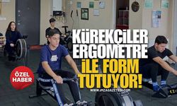 Gülüç’ün Kürekçileri Ergometre İle Form Tutuyor!