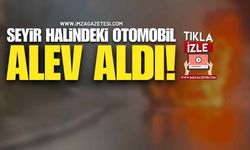 Seyir Halindeki Otomobil Alev Aldı!