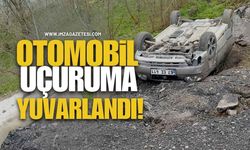 Otomobil Uçuruma Yuvarlandı!