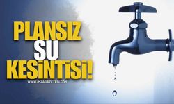 Plansız Su Kesintisi Hakkında Bilgilendirme!
