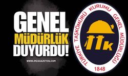 TTK Genel Müdürlüğü Duyurdu!