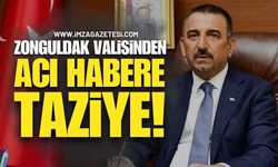 Vali Hacıbektaşoğlu'ndan Acı Habere Taziye!