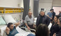 Yaralı Komisere Moral Ziyareti