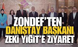 ZONDEF’TEN Danıştay Başkanı Zeki Yiğit’e Ziyaret...