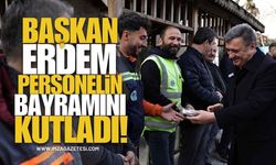 Zonguldak Belediye Başkanı Tahsin Erdem, Personellerin Bayramlarını Tebrik Etti