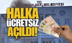 Zonguldak Belediyesi Ücretsiz Halka Açtı!