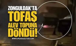 Zonguldak Devrek'te Tofaş Alev Topuna Döndü