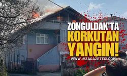 Zonguldak Ereğli'nin Köyünde Korkutan Yangın