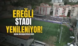 Kdz.Ereğli Belediyespor’un stadı yenileniyor!