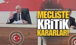 Zonguldak İl Genel Meclisi'nde Kritik Kararlar!