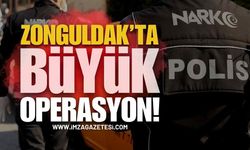 67 İlde Narkotik Operasyonu: Zonguldak da Listede
