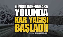 Zonguldak Yolunda Mart Sürprizi: Kar Yağışı Yeniden Başladı!