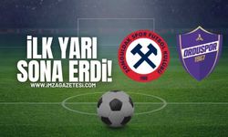 Zonguldakspor Orduspor 1967 maçında ilk yarı sona erdi!