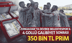 Zonguldak’Ta Devrek Belediyespor’a 4 Gollü Galibiyet Sonrası 350 Bin TL Prim