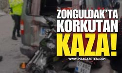 Zonguldak'ta Korkutan Kaza! Park Halindeki Araca Arkadan Çarptı!