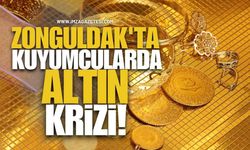 Zonguldak'ta Kuyumcularda  Altın krizi!