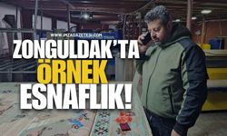 Zonguldak'ta Örnek Esnaflık! Halıdan Çıkan Bir Avuç Altını Sahibine Teslim Etti