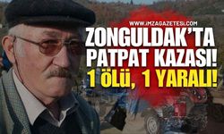 Zonguldak'ta Patpat Kazası! 1 Ölü 1 Ağır yaralı!