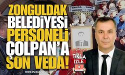 Zonguldak’ta, Zabıta Müdürü Nazmi Çolban için Belediye Önünde Helallik Alındı