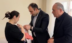 Kaymakam Ve Belediye Başkanından Yeni Doğan Bebeğe Ziyaret!