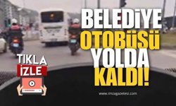 Belediye Aracı Yolda Kaldı!