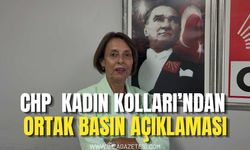 CHP Kadın Kolları’ndan Ortak Basın Açıklaması