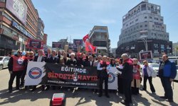 Eğitim Bir Sen Zonguldak’tan Şiddete Karşı İş Bırakma Eylemi: “Öğretmene Uzanan El Geleceğe Uzanmıştır