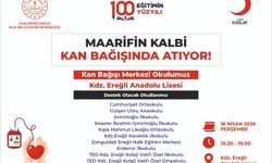 Ereğli’de “Maarifin Kalbi Kan Bağışında Atıyor!” Kampanyası Başlıyor