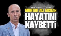 Güllük Köyü Muhtarı Ali Arslan Hayatını Kaybetti