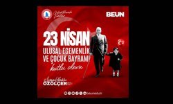 Rektör Özölçer’den 23 Nisan Ulusal Egemenlik ve Çocuk Bayramı Mesajı